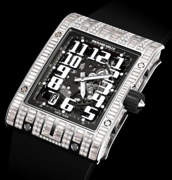 Replica Richard Mille RM 016 WHITE GOLD DIAMANDS SAPPHIRE SET Watch